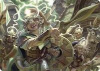 Thoughtweft Lieutenant Art Card (26) [Art Series: Lorwyn Eclipsed]