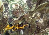 Thoughtweft Lieutenant Art Card (Gold-Stamped Signature) (26) [Art Series: Lorwyn Eclipsed]