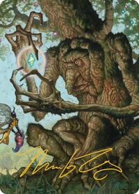 Faeburrow Elder Art Card (Gold-Stamped Signature) (51) [Art Series: Lorwyn Eclipsed]