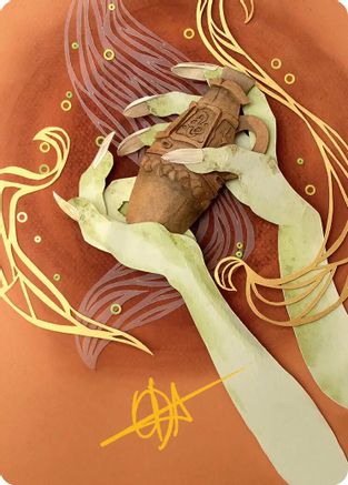 Thousand-Year Elixir Art Card (Gold-Stamped Signature) (ASECL-054) - Art Series: Lorwyn Eclipsed