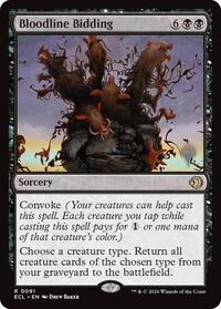 Bloodline Bidding (91) [Promo Pack: Lorwyn Eclipsed]