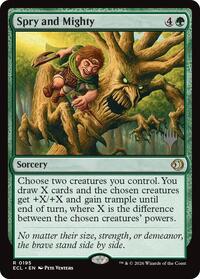 Spry and Mighty (195) [Promo Pack: Lorwyn Eclipsed]