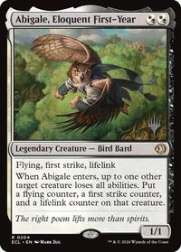 Abigale, Eloquent First-Year (204) [Promo Pack: Lorwyn Eclipsed]