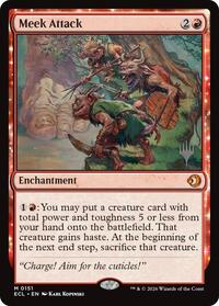 Meek Attack (151) [Promo Pack: Lorwyn Eclipsed]