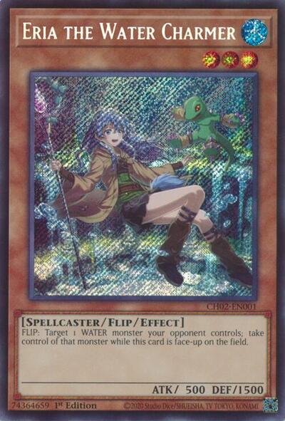 Eria the Water Charmer (CH02-EN001) [THE CHRONICLES DECK: Spirit Charmers (All-Foil Edition)]