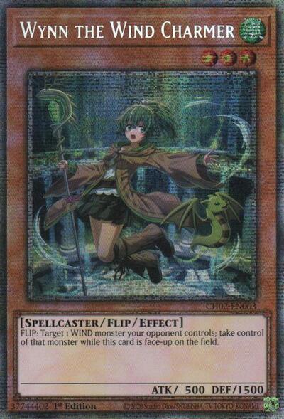 Wynn the Wind Charmer (Starlight Rare) (CH02-EN003) [THE CHRONICLES DECK: Spirit Charmers (All-Foil Edition)]