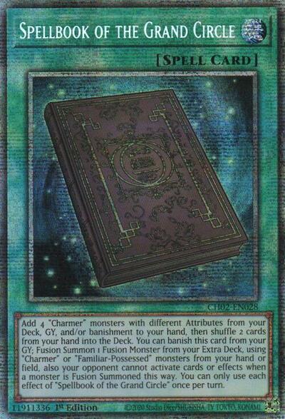 Spellbook of the Grand Circle (Starlight Rare) (CH02-EN028) [THE CHRONICLES DECK: Spirit Charmers (All-Foil Edition)]