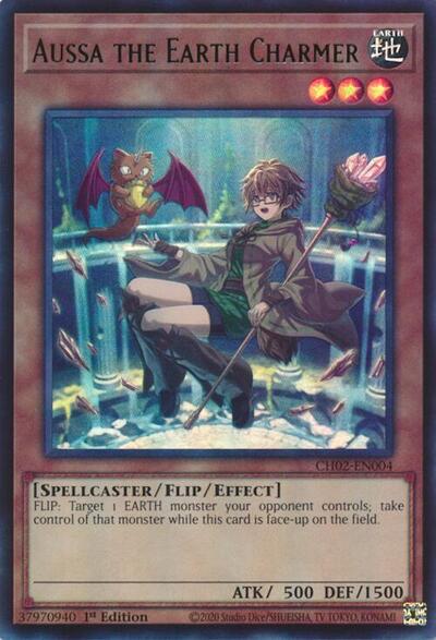Aussa the Earth Charmer (Ultra Rare) (CH02-EN004) [THE CHRONICLES DECK: Spirit Charmers (All-Foil Edition)]