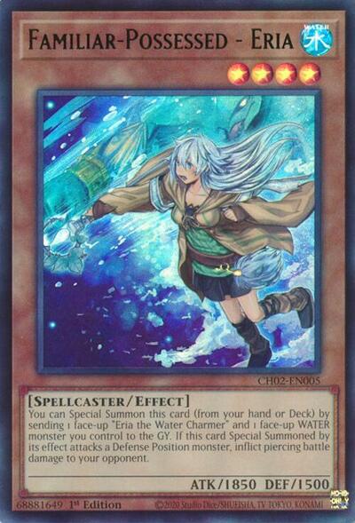 Familiar-Possessed - Eria (CH02-EN005) [THE CHRONICLES DECK: Spirit Charmers (All-Foil Edition)]