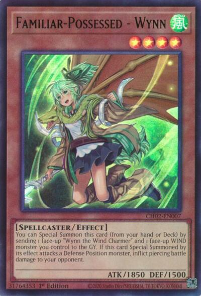 Familiar-Possessed - Wynn (CH02-EN007) [THE CHRONICLES DECK: Spirit Charmers (All-Foil Edition)]