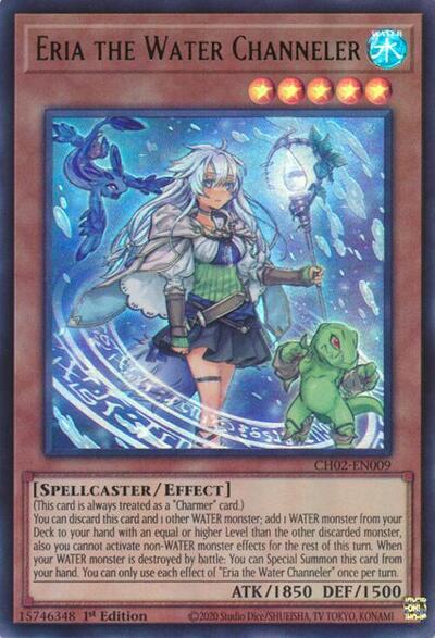 Eria the Water Channeler (CH02-EN009) [THE CHRONICLES DECK: Spirit Charmers (All-Foil Edition)]