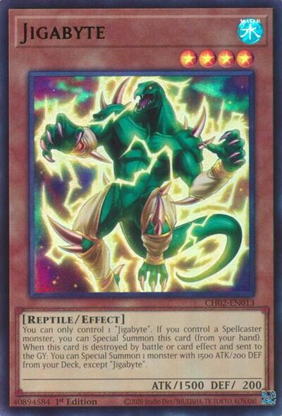 Jigabyte (CH02-EN013) [THE CHRONICLES DECK: Spirit Charmers (All-Foil Edition)]
