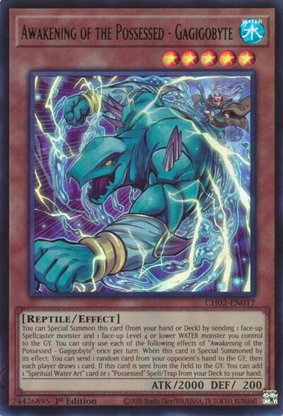 Awakening of the Possessed - Gagigobyte (CH02-EN017) [THE CHRONICLES DECK: Spirit Charmers (All-Foil Edition)]