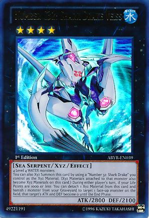 Number C32: Shark Drake Veiss (ABYR-EN039) - Abyss Rising 1st Edition
