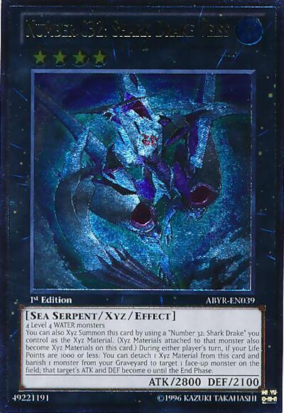 Number C32: Shark Drake Veiss (UTR) (ABYR-EN039) [Abyss Rising]