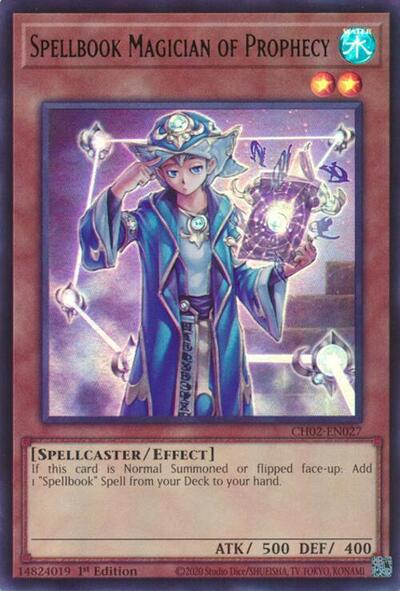 Spellbook Magician of Prophecy (CH02-EN027) [THE CHRONICLES DECK: Spirit Charmers (All-Foil Edition)]