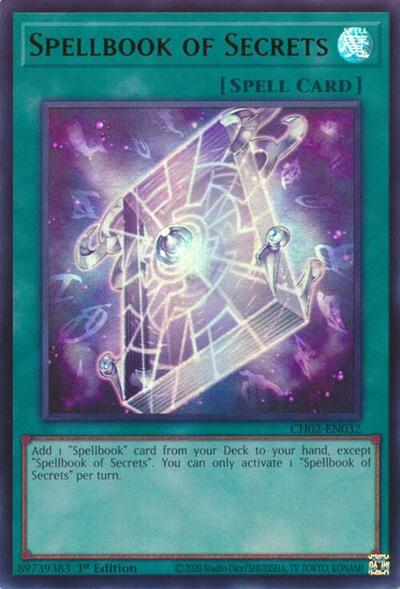 Spellbook of Secrets (CH02-EN032) [THE CHRONICLES DECK: Spirit Charmers (All-Foil Edition)]