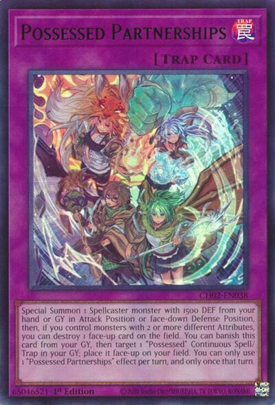 Possessed Partnerships (CH02-EN038) [THE CHRONICLES DECK: Spirit Charmers (All-Foil Edition)]