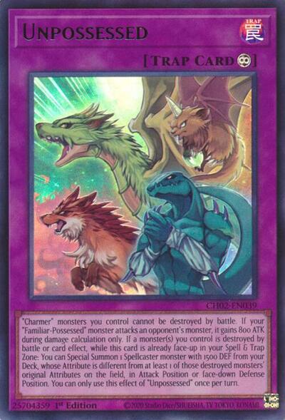Unpossessed (CH02-EN039) [THE CHRONICLES DECK: Spirit Charmers (All-Foil Edition)]