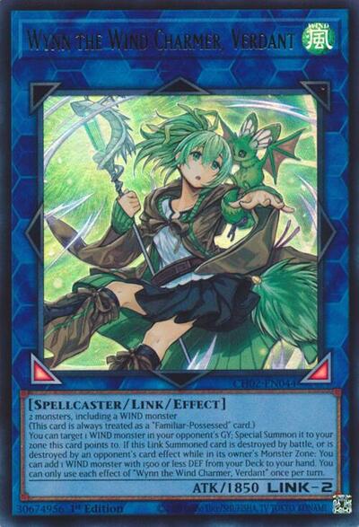 Wynn the Wind Charmer, Verdant (CH02-EN044) [THE CHRONICLES DECK: Spirit Charmers (All-Foil Edition)]