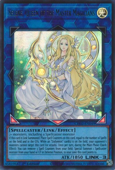 Selene, Queen of the Master Magicians (CH02-EN049) [THE CHRONICLES DECK: Spirit Charmers (All-Foil Edition)]