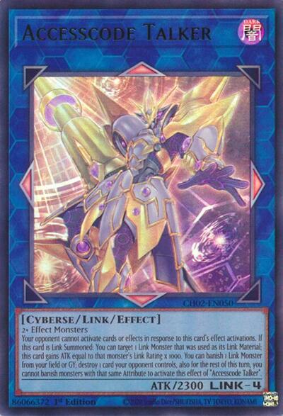 Accesscode Talker (CH02-EN050) [THE CHRONICLES DECK: Spirit Charmers (All-Foil Edition)]