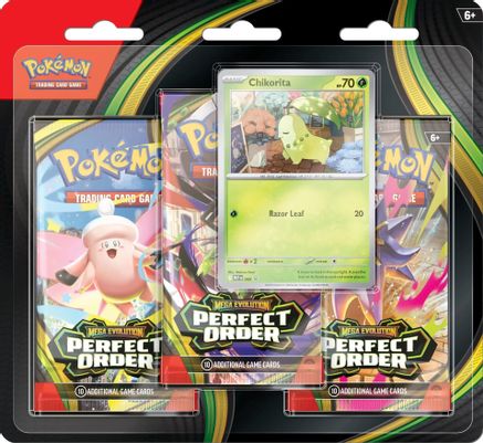 Perfect Order 3 Pack Blister [Chikorita]