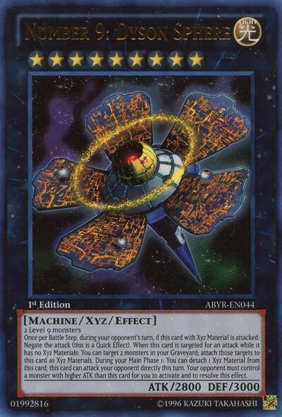 Number 9: Dyson Sphere (ABYR-EN044) [Abyss Rising]
