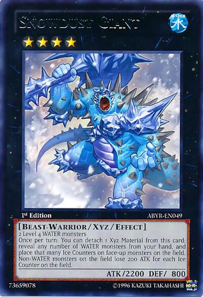 Snowdust Giant (ABYR-EN049) [Abyss Rising]