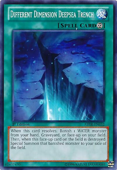Different Dimension Deepsea Trench (ABYR-EN052) [Abyss Rising]