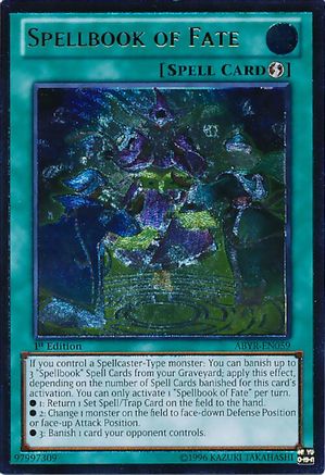 Spellbook of Fate (UTR) (ABYR-EN059) - Abyss Rising 1st Edition