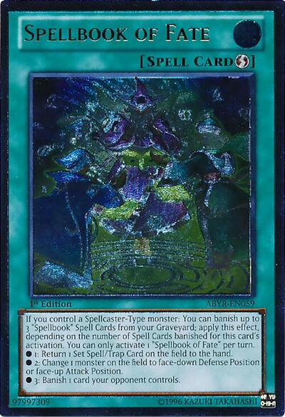 Spellbook of Fate (UTR) (ABYR-EN059) [Abyss Rising]