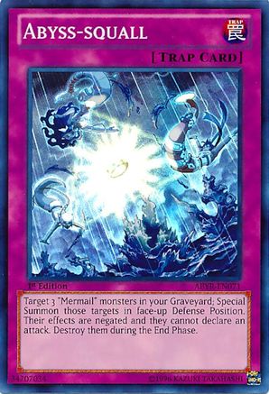 Abyss-squall (ABYR-EN071) - Abyss Rising 1st Edition