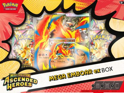 Ascended Heroes Mega Emboar ex Box