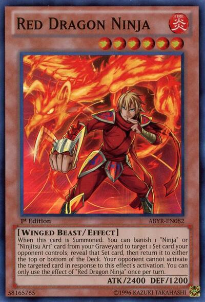 Red Dragon Ninja (ABYR-EN082) [Abyss Rising]