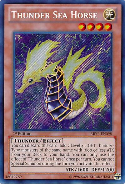 Thunder Sea Horse (ABYR-EN098) [Abyss Rising]