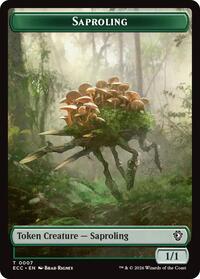 Saproling // Poison Counter Double-Sided Token (7 // 13) [Commander: Lorwyn Eclipsed]