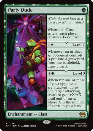 Party Dude (TMT-128) - Teenage Mutant Ninja Turtles