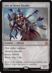 Sire of Seven Deaths (1) [Promo Pack: Lorwyn Eclipsed]
