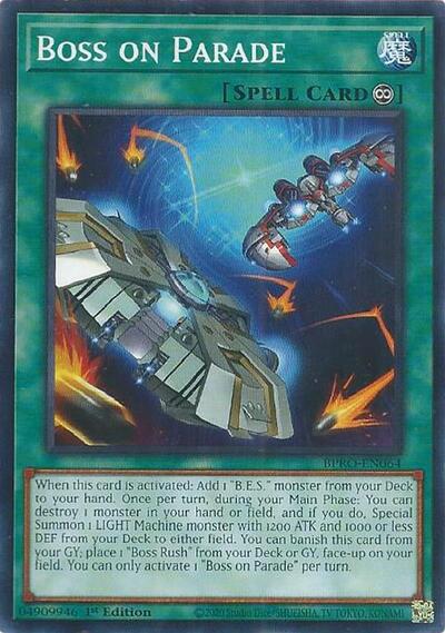 Boss on Parade (BPRO-EN064) [Burst Protocol]