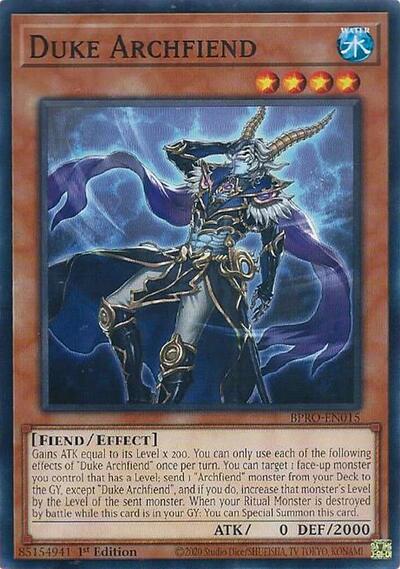 Duke Archfiend (BPRO-EN015) [Burst Protocol]