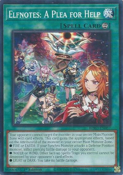 Elfnotes: A Plea for Help (BPRO-EN057) [Burst Protocol]