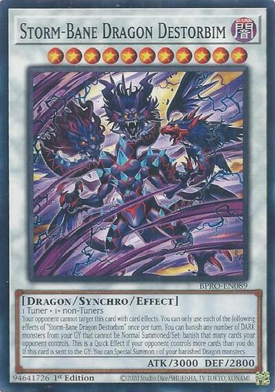 Storm-Bane Dragon Destorbim (BPRO-EN089) [Burst Protocol]