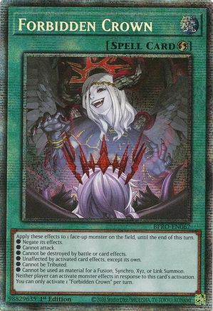 Forbidden Crown (Starlight Rare) (BPRO-EN067) - Burst Protocol 1st Edition