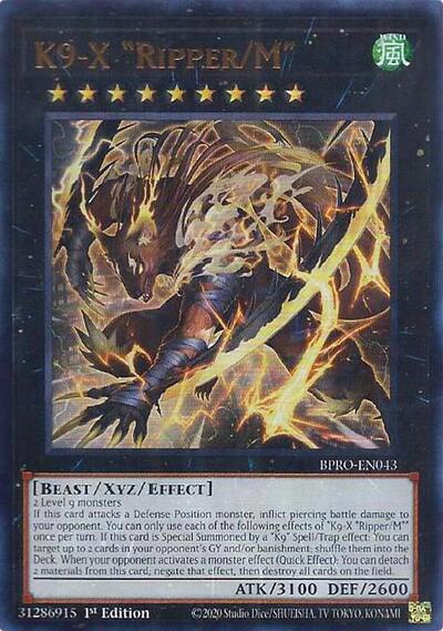 K9-X "Ripper/M" (BPRO-EN043) [Burst Protocol]