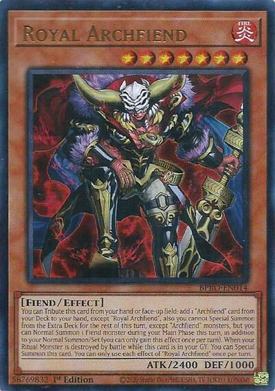 Royal Archfiend (BPRO-EN014) [Burst Protocol]
