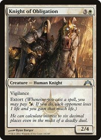Knight of Obligation (18) [Gatecrash]