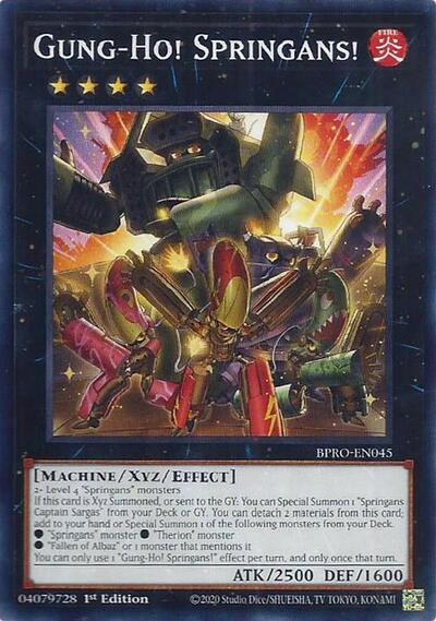 Gung-Ho! Springans! (BPRO-EN045) [Burst Protocol]