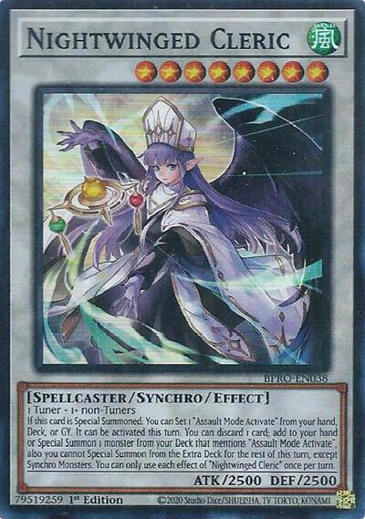 Nightwinged Cleric (BPRO-EN038) [Burst Protocol]