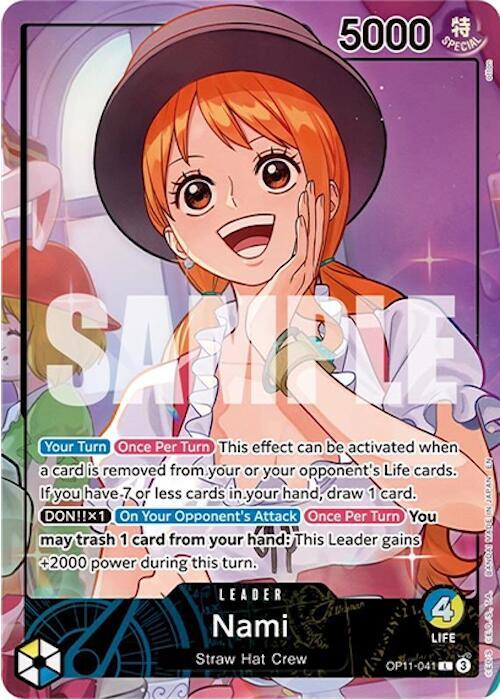 Nami (Whole Cake Island Arc) (OP11-041) [One Piece Promotion Cards]